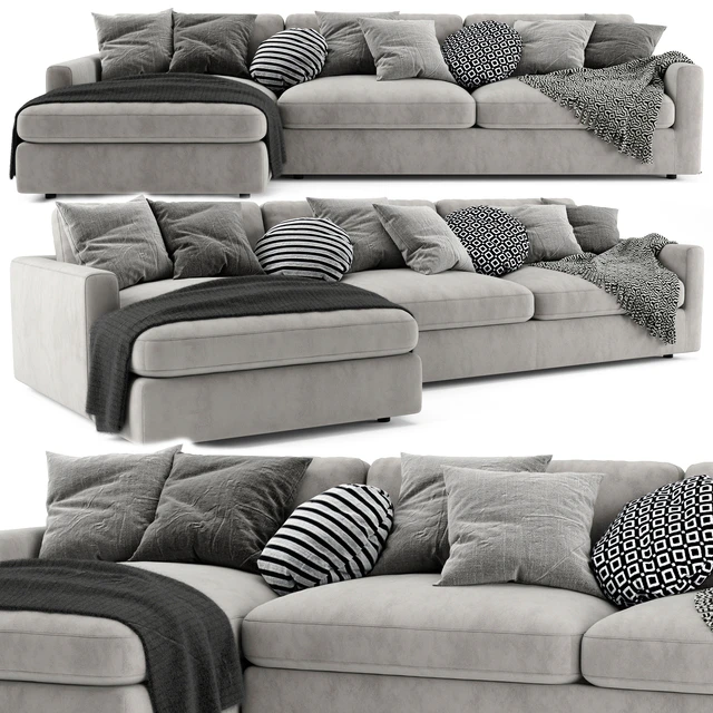 Linteloo Fabio Chaise Longue Sofa — Скачать