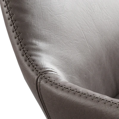 Rockett St George / Faux Leather Bar Chair — Ver 3