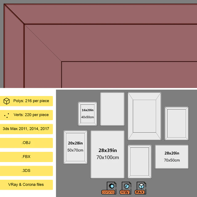 Interior Picture Frames Set-66 — Descargar
