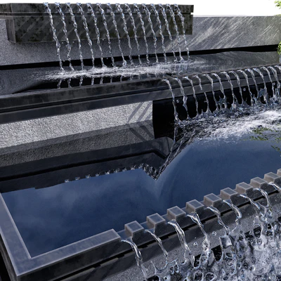 WATERFALL FOUNTAIN CASCADE NO16 — Ver 5