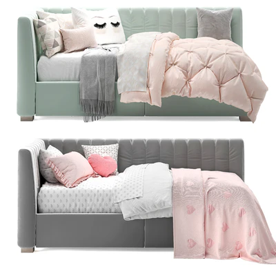 Avalon Upholstered Corner Storage Bed — Вид 3