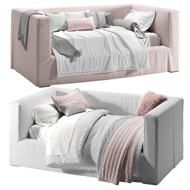 RH Brook Slipcovered Daybed — Скачать