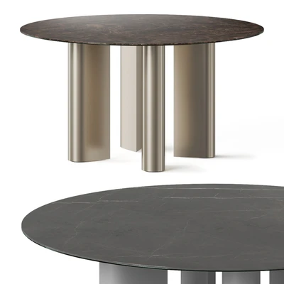 Bonaldo Geometric Round Dining Table — Вид 3