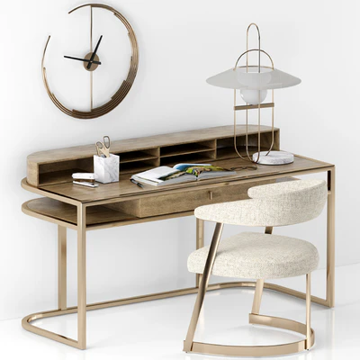 Eichholtz Highland Desk  and Dexter Dining Eichholtz Chair — Вид 4