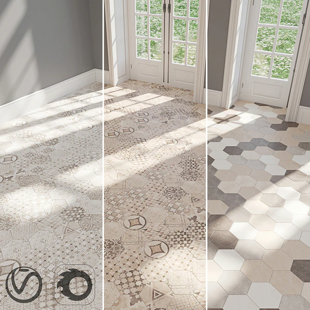 EQUIPE Hexatile/Cement/Garden Grey/Garden Sand/Black/Grey/Mink/Mud/Sand/White — Скачать