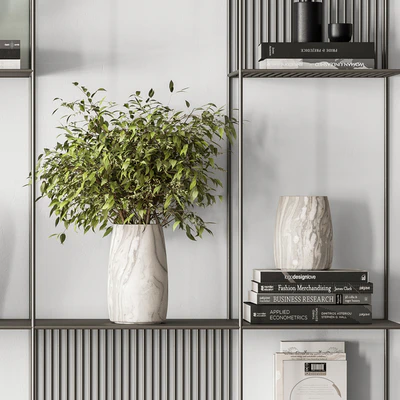 Metal Shelves Decorative with plant - Rack Set 10 — Вид 5
