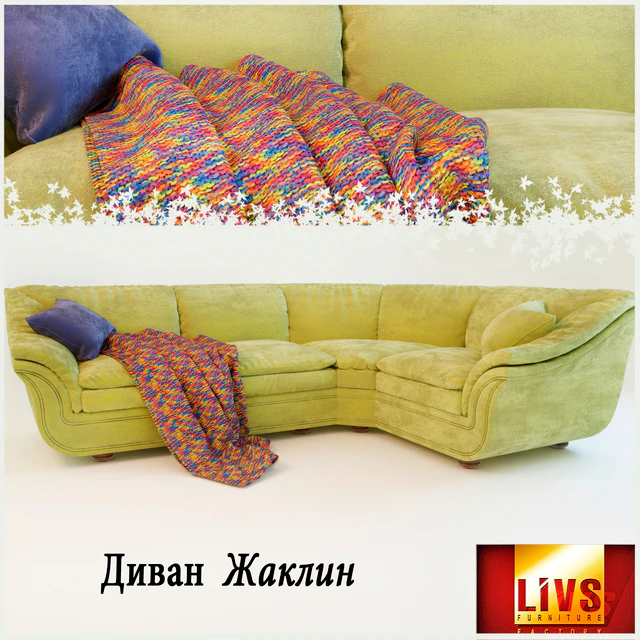 Sofa of LIVS factory Jacqueline, corner — Descargar