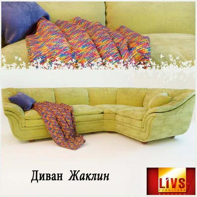 Sofa of LIVS factory Jacqueline, corner — Descargar