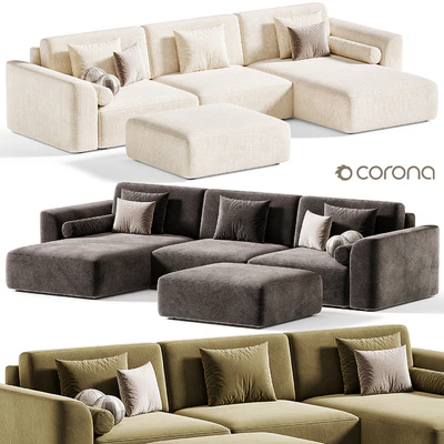 Corner Sofa Space-2, Space-2 Sofa — Ver 5