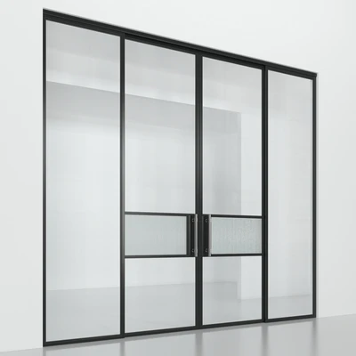 Glass partition (Loft) 4 — Ver 4