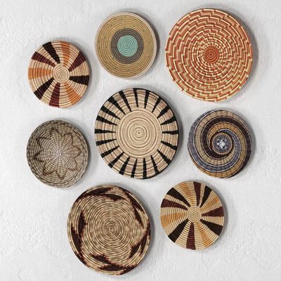 Wicker African wall baskets — Ver 1