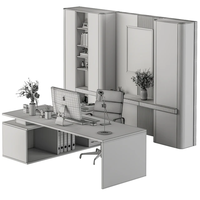 Boss Desk - Office Furniture 410 — Descargar
