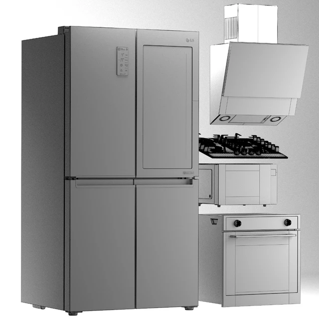 LG Kitchen Appliance Set 3 — Descargar