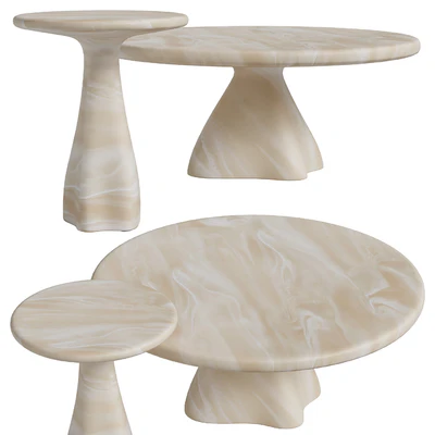 CB2 Espira Round Cream Tablets — Ver 1