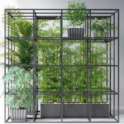 JC Wall Grid Plants Pot 7 — Ver 1