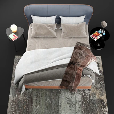 Poltrona Frau Mamy Blue Bed — Ver 2