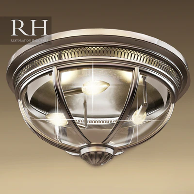 RH VICTORIAN HOTEL FLUSHMOUNT (3 size in file) — Скачать