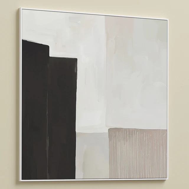 Large Abstract Neutral Wall Art C-440 — Скачать