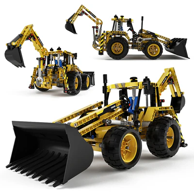 Lego Technic Backhoe Loader — Ver 1