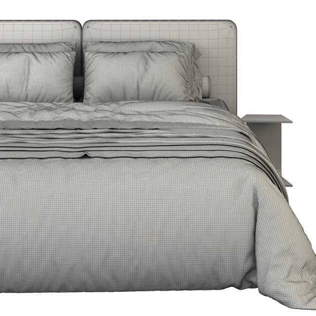 Bed Minotti tatlin cover — Скачать