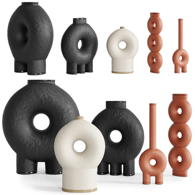 FAINA KUMANEC set of vases — Ver 1