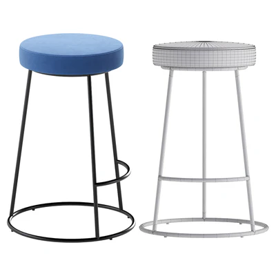 Bar Stool MACLAINE by Cazarina Interiors 4 Colors Version/Барный Стул МАКЛЕЙН — Вид 3