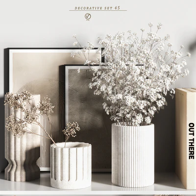 decorative set 45(vray) — Ver 3