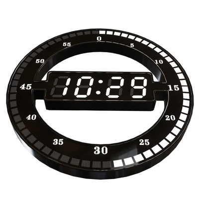 LED Ring Wall Clock — Ver 5