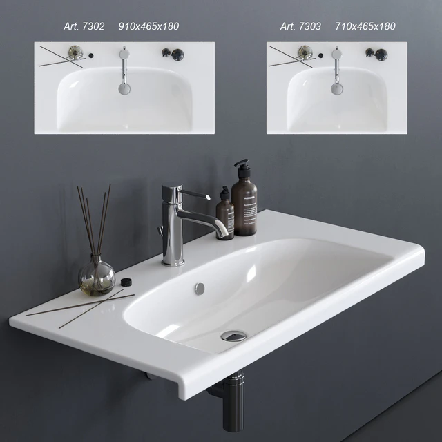 GALASSIA Dream Washbasin art. 7302 art. 7303 — Descargar
