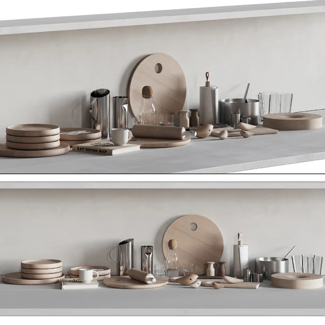 067 Kitchen Decor Set Accessories 02 — Descargar