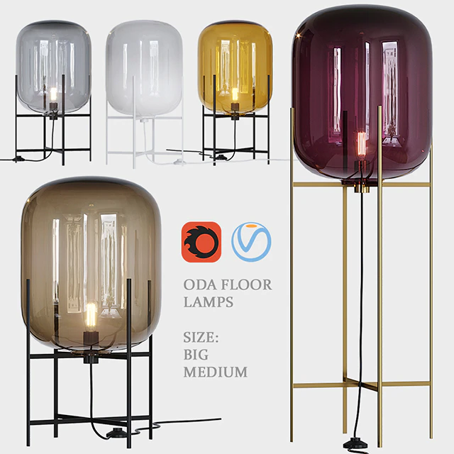 Oda floor lamps — Скачать
