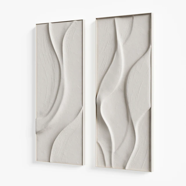 Folded wall art set 02 in three colors — Descargar