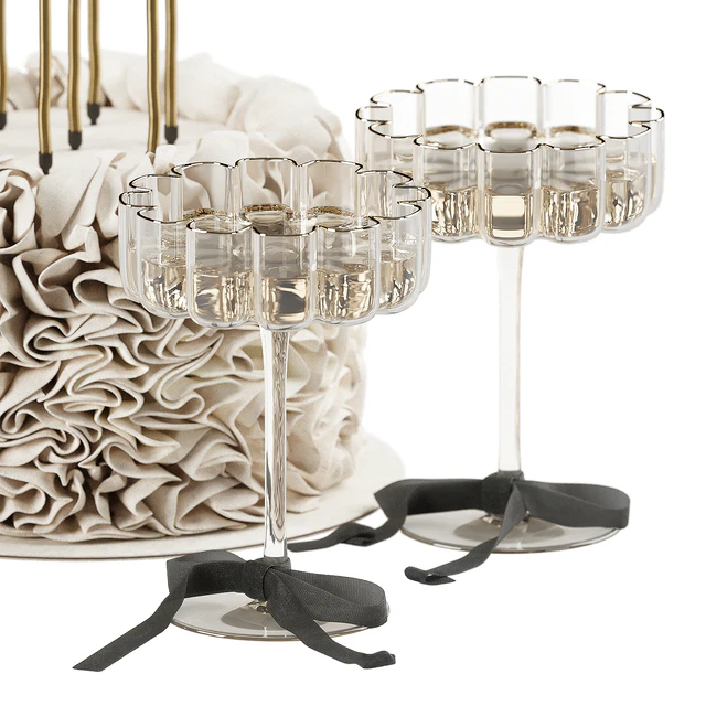 Decorative set with cake 011 KM — Descargar