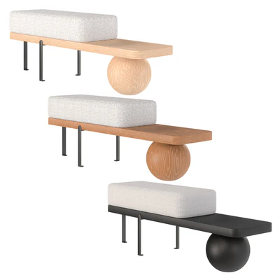 Designer banquette for the hallway in the style of Casa Padrino — Ver 2