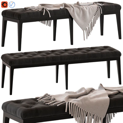 Coco Republic Piccadilly Tufted Bench — Вид 1