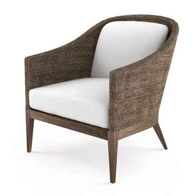 Restoration Hardware MARISOL SEAGRASS SLOPE ARM CHAIR — Ver 1