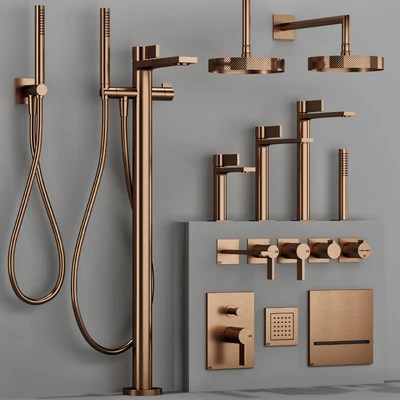 GESSI INVERSO RIGATO bathroom faucet set — Ver 4