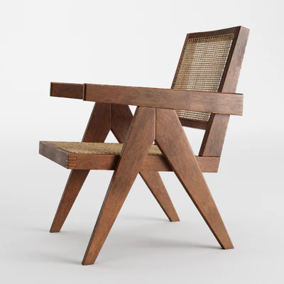 Pierre Jeanneret Easy Chair Armchair — Ver 3