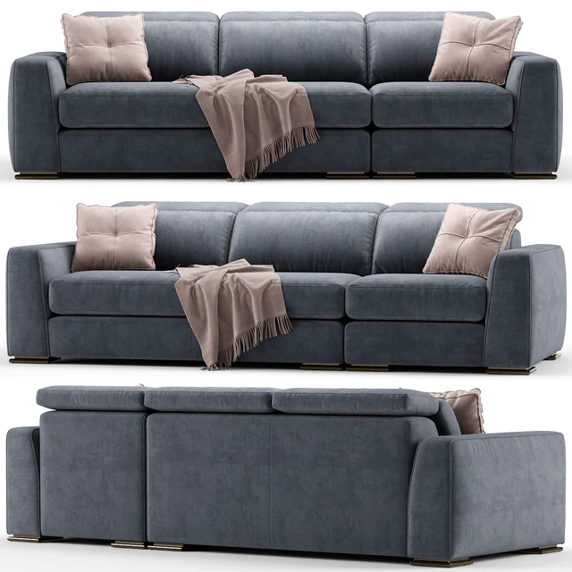 Cast contemporary modular sofa - Calligaris — Скачать