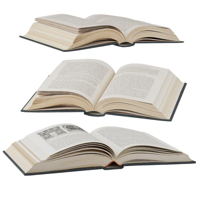 opened books collection — Ver 3