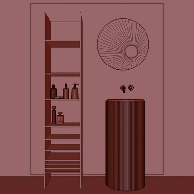 washbasin SALVATORI ADDA — Ver 2
