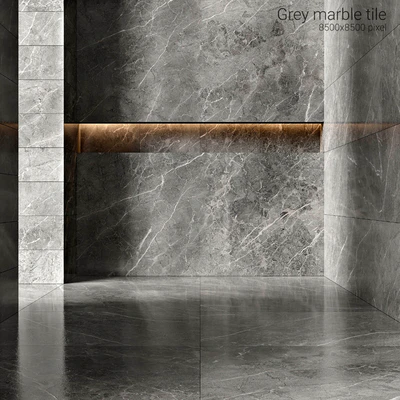 Grey marble tiles — Вид 1
