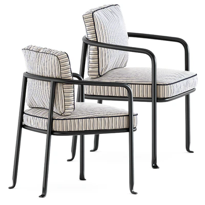 Borea Chair by Bebitalia and Ellisse table by Varaschin — Ver 3