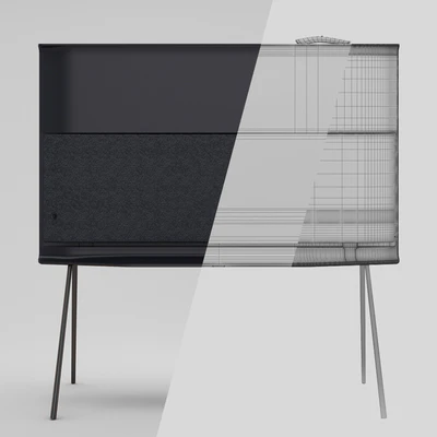 Samsung QLED The Serif TV black — Вид 2