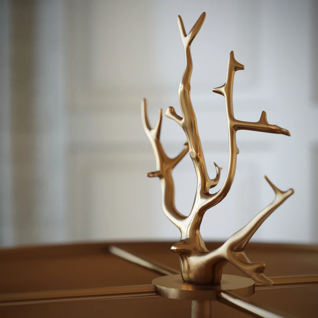 Twig Bulb Lamp-Brass — Скачать