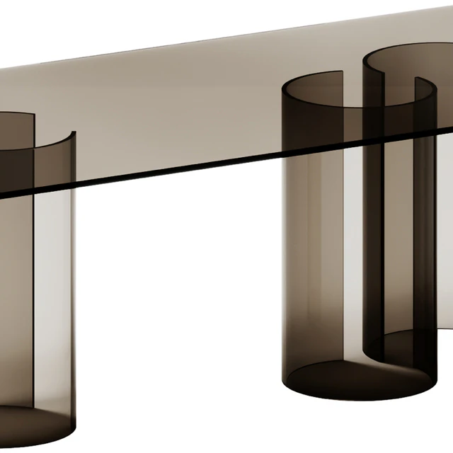 Fiam Italia LUXOR Glass table — Descargar