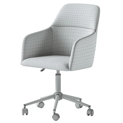 Asher Upholstered Swivel Desk Chair — Вид 3