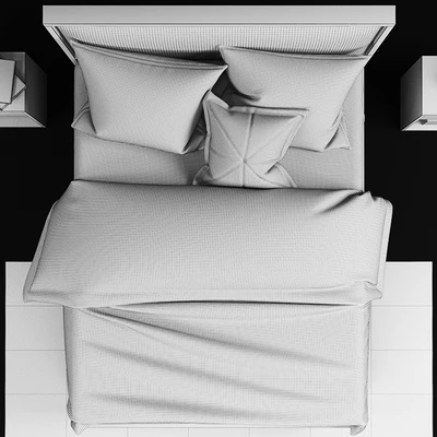 Shetland - bed with padded headboard — Вид 2
