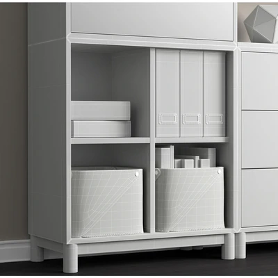 The combination of cabinets with legs  Eket. — View 1