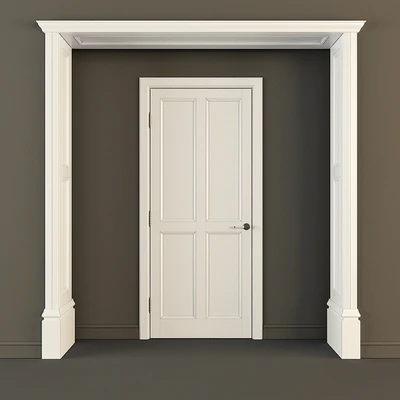 Classic door opening and framing — View 3